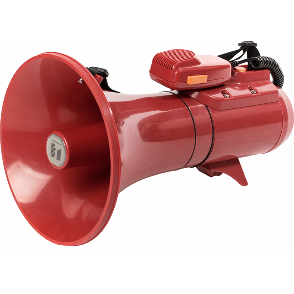 Shoulder Megaphone with Siren 15W (Red) Shoulder Megaphone with Siren 15W (Red)